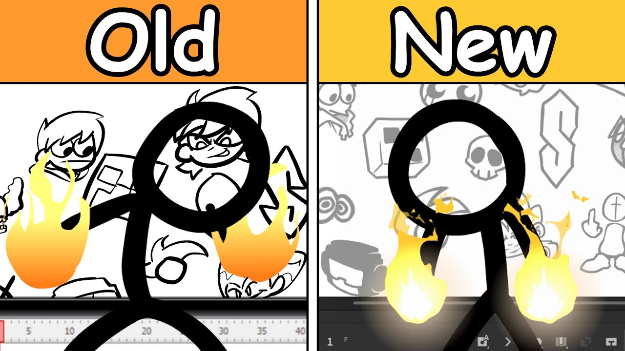 Outrage Old Vs New (Computerized Conflict) [The Chosen One] - FNF