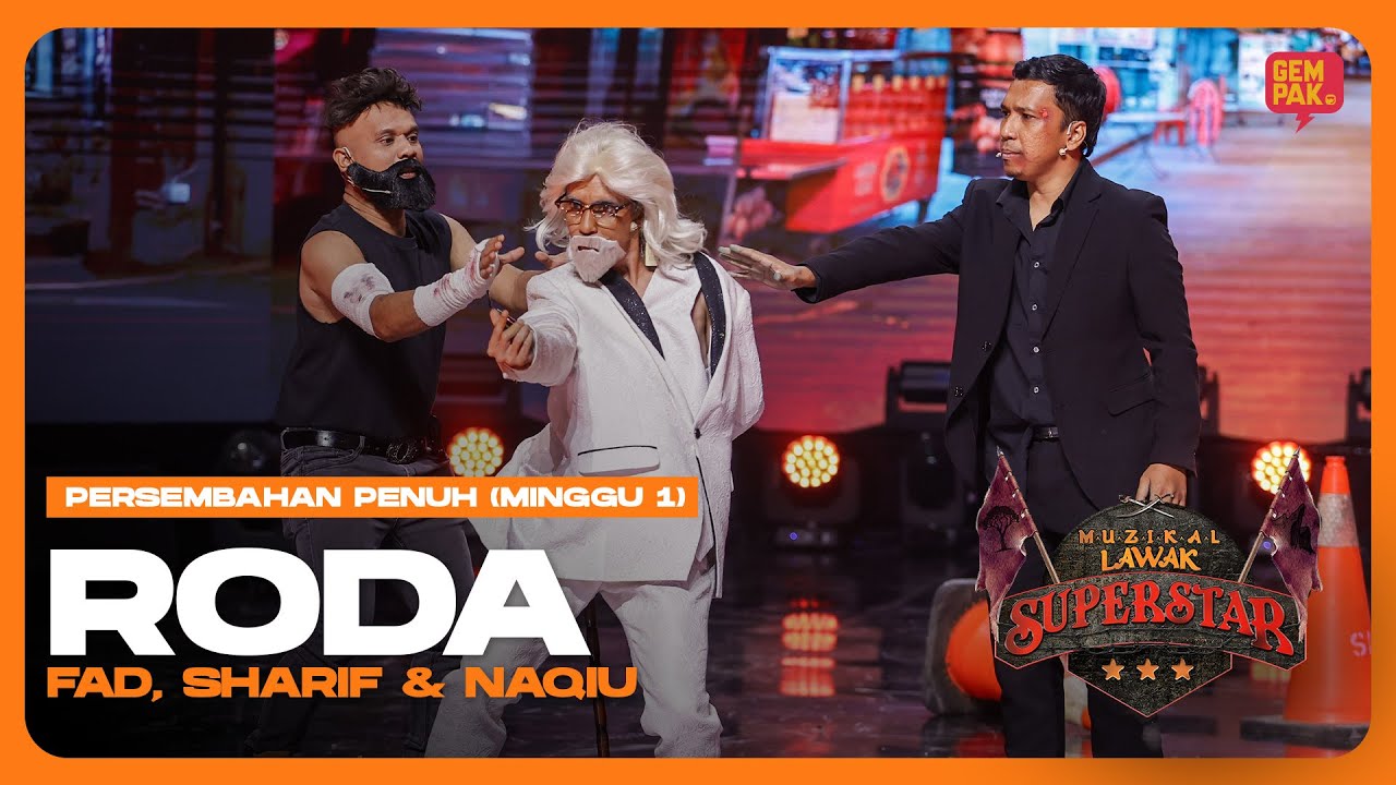 [Persembahan Penuh] Kumpulan RODA (Fad, Sharif & Naqiu) | Muzikal Lawak Superstar 5 Minggu 1