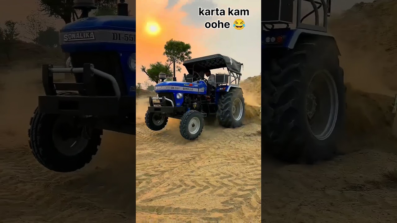 sonalika 55 karta kam oohe😂| rj49 tractors | #rj49tractors #sonalika55 #shortsfeed #shorts #tractor