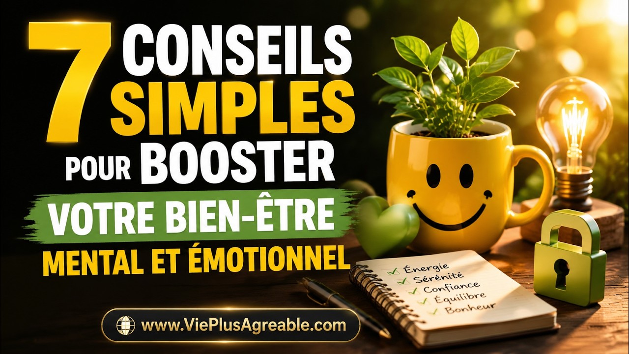 7 #conseils pour Booster Votre Bien-Être Mental et Émotionnel #motivation #inspiration #mindfulness