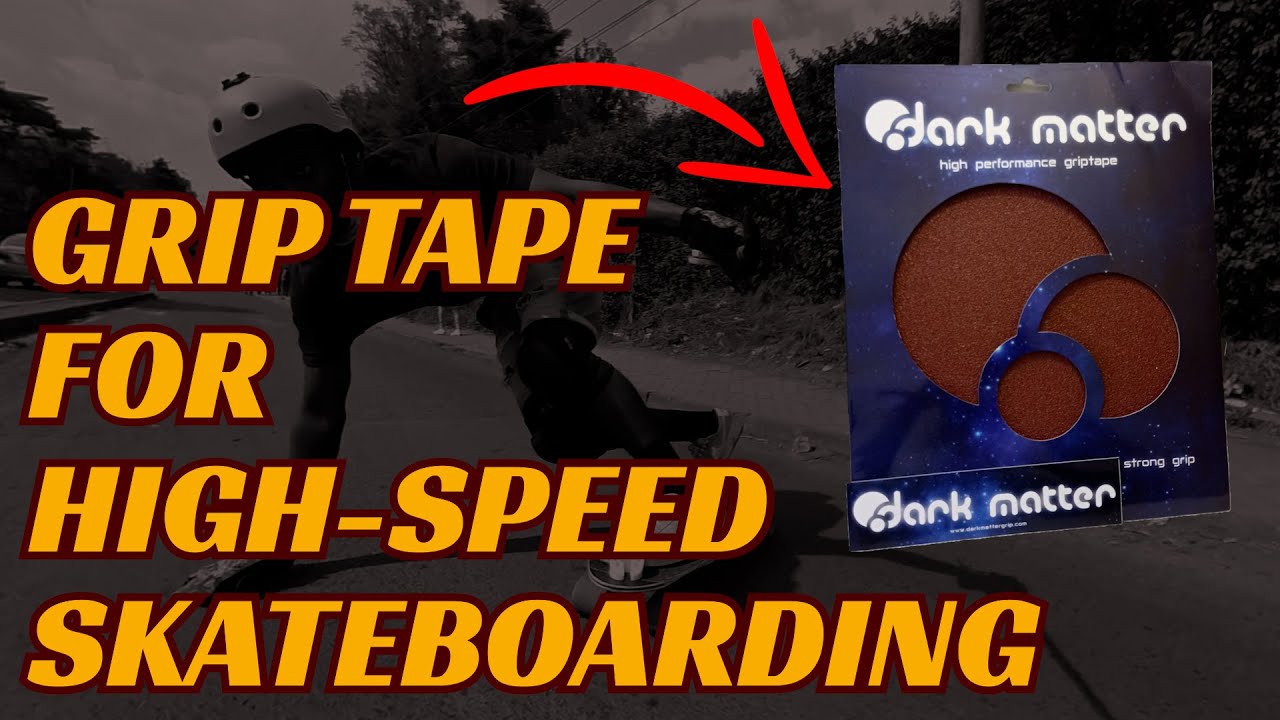 DARK MATTER GRIPTAPE REVIEW - for downhill skateboarding
