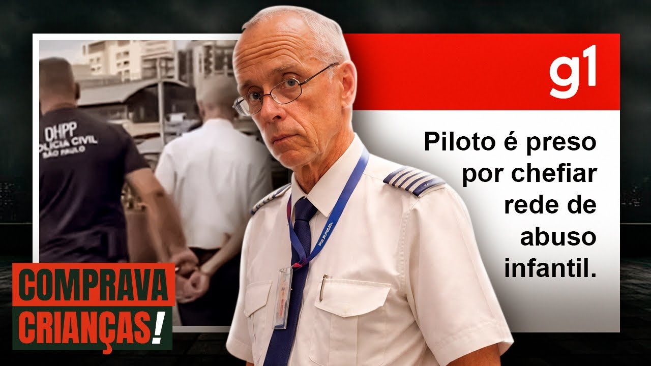 EPSTEIN BRASILEIRO? PILOTO É PRESO POR COMANDAR REDE DE PEDO...