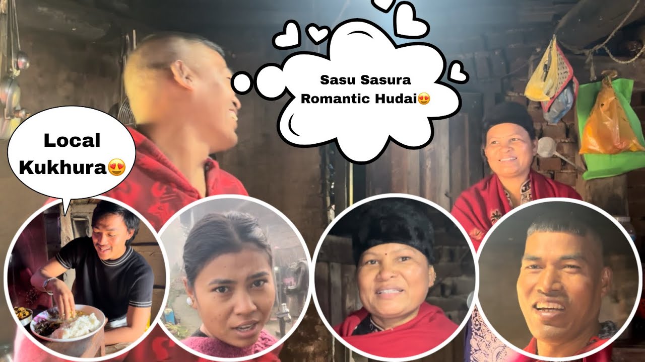 Ajay Ko Sasu Sasura Romantic Hudai 😍