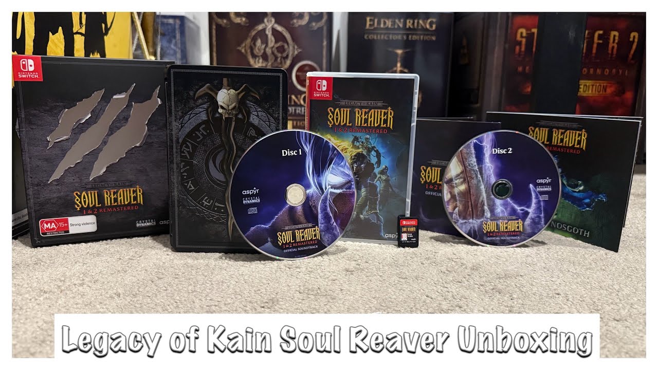 Распаковка Soul Reaver 1 и 2 Remastered Deluxe Edition — стоит 100 долларов?!