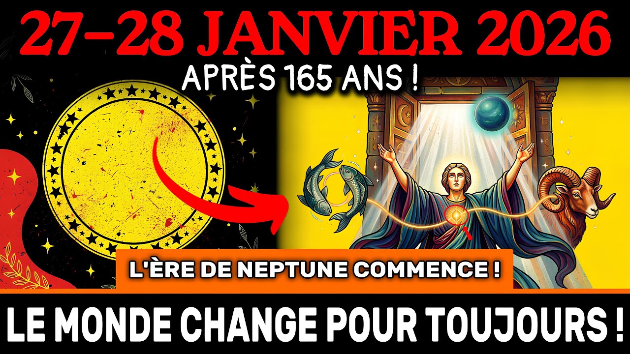 ATTENTION ! LA NOUVELLE ÈRE DE NEPTUNE A COMMENCÉ ! 27-28 jan – le MONDE change pour TOUJOURS !