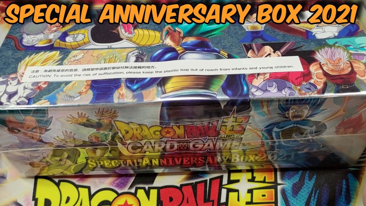 Special Anniversary Box 2021 Opening! DBS Trading Card Game