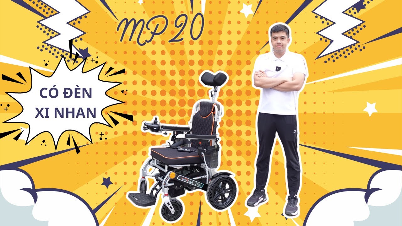 GIỚI THIỆU CHI TIẾT XE LĂN ĐIỆN MP-20 ! XE LĂN ĐIỆN HIỆN ĐẠI NHẤT VIỆT NAM 2024