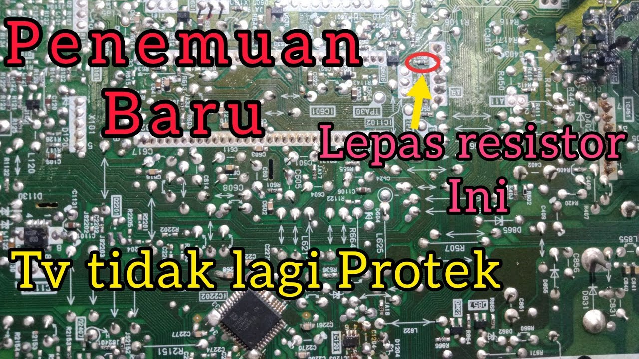 tv panasonic protek gambar susah keluar