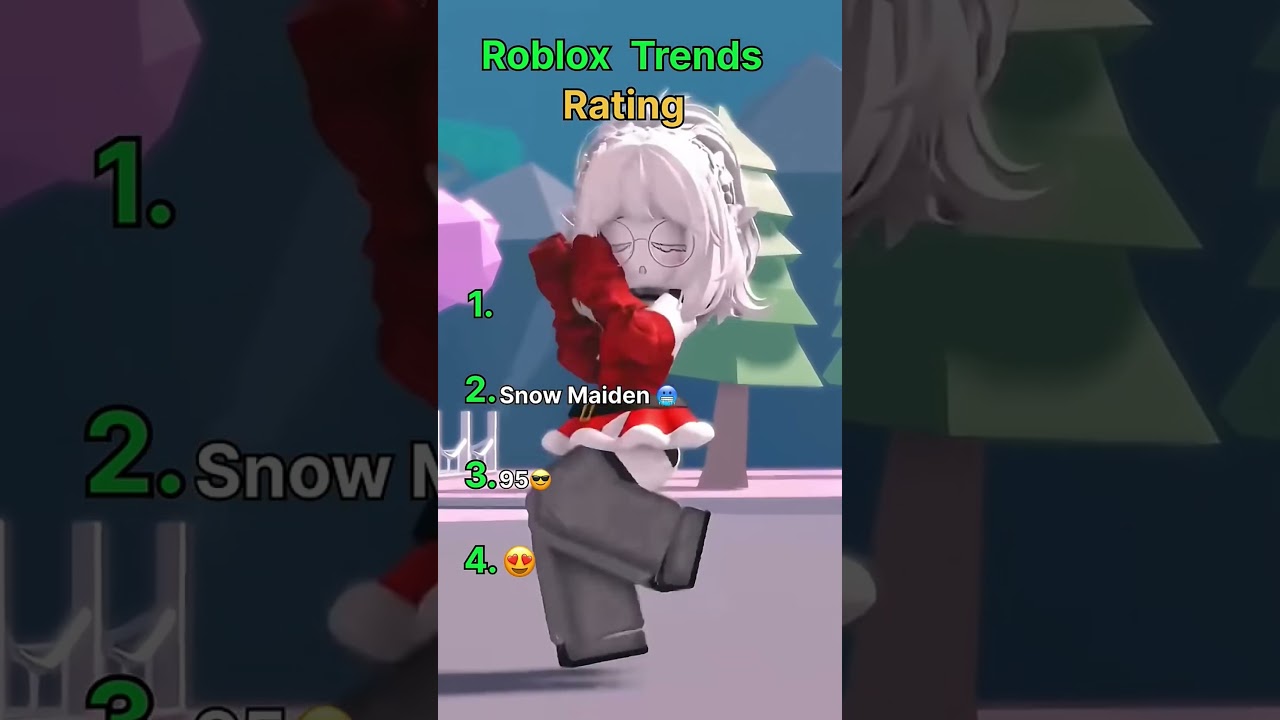 Roblox Trend Cute girls ✨ || Snow maiden ❄️