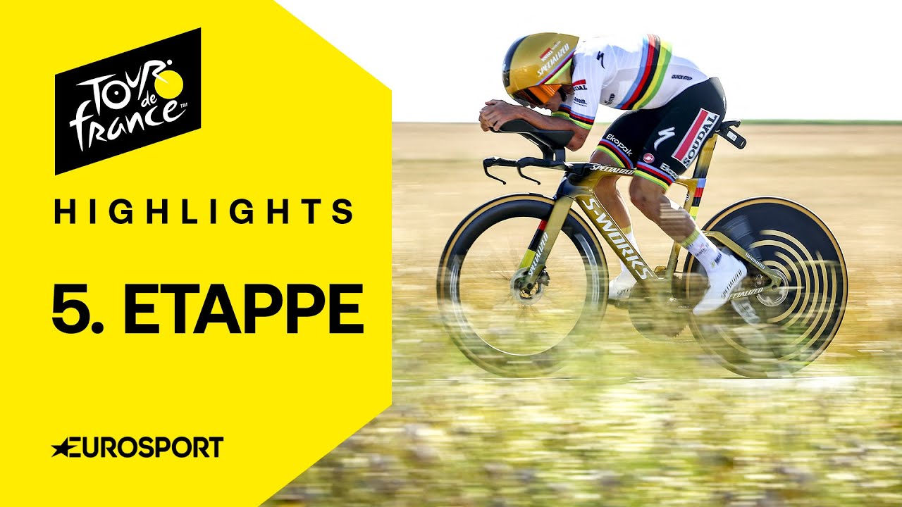 Tour de France 2025 | 5. Etappe | Highlights deutsch | Zeitfahren  Radsport