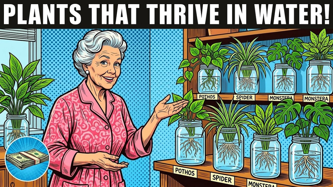 Grandma's 25 Indoor Plants That Thrive In Only Water