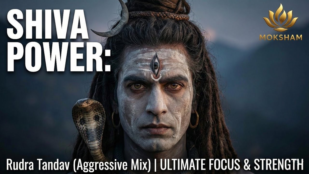 SHIVA POWER: Rudra Tandav Stotram (Aggressive Mix) | Dark & Powerful Chants