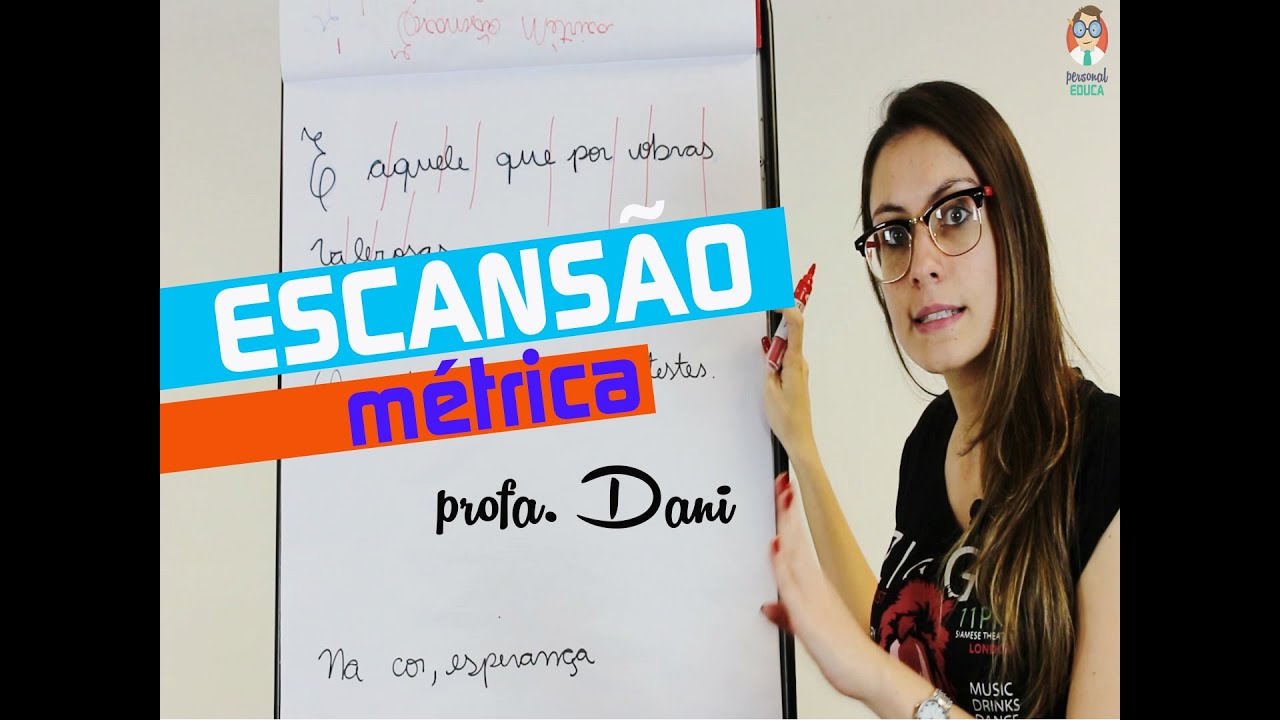 Personal Educa | (Dica) Escansão métrica, com a Profa. Dani