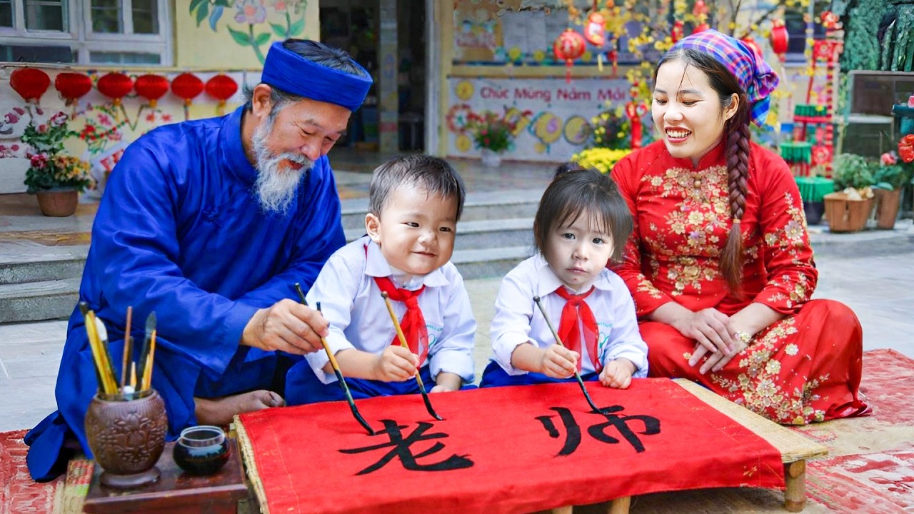 Harvesting giant oysters, catching fish to sell at the market, cooking porridge for the children