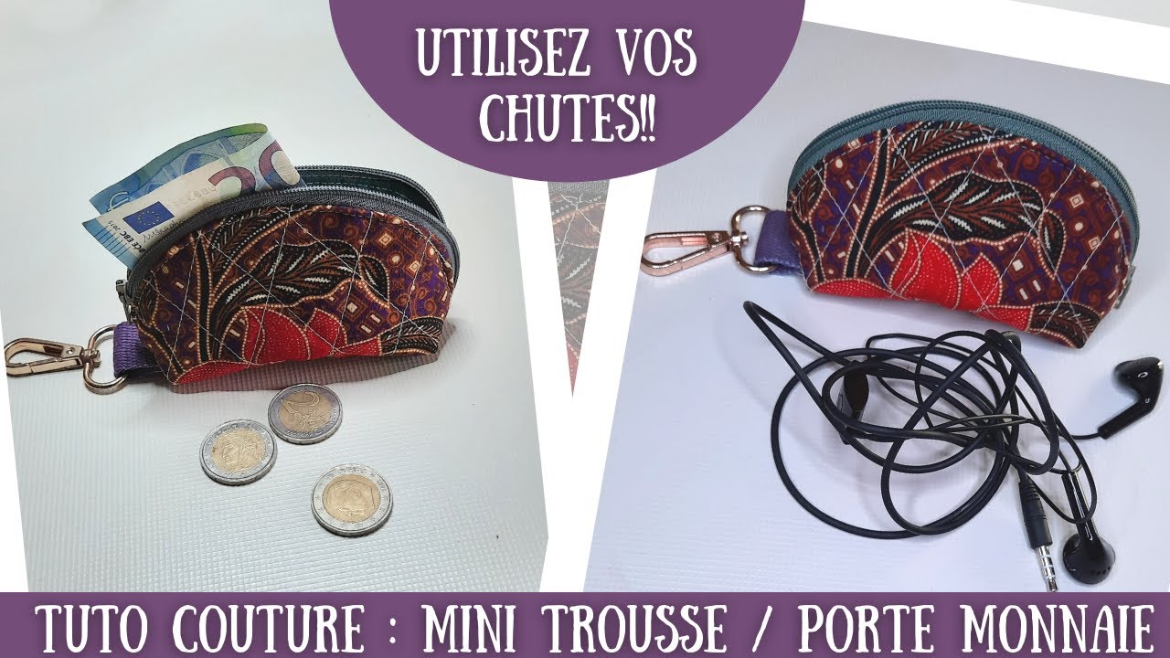 Tuto Couture Mini Trousse / Porte Monnaie
