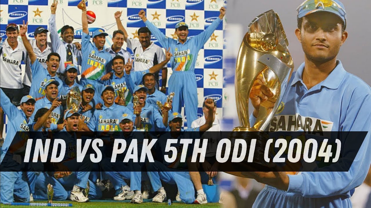 India Vs Pakistan 5th ODI 2004 Highlights | India's First Series Win in Pakistan
