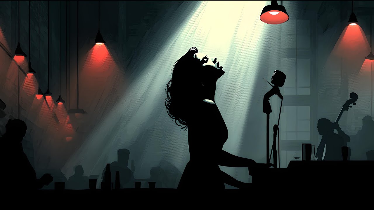 Sultry Jazz Blues – Intimate Nighttime Performance