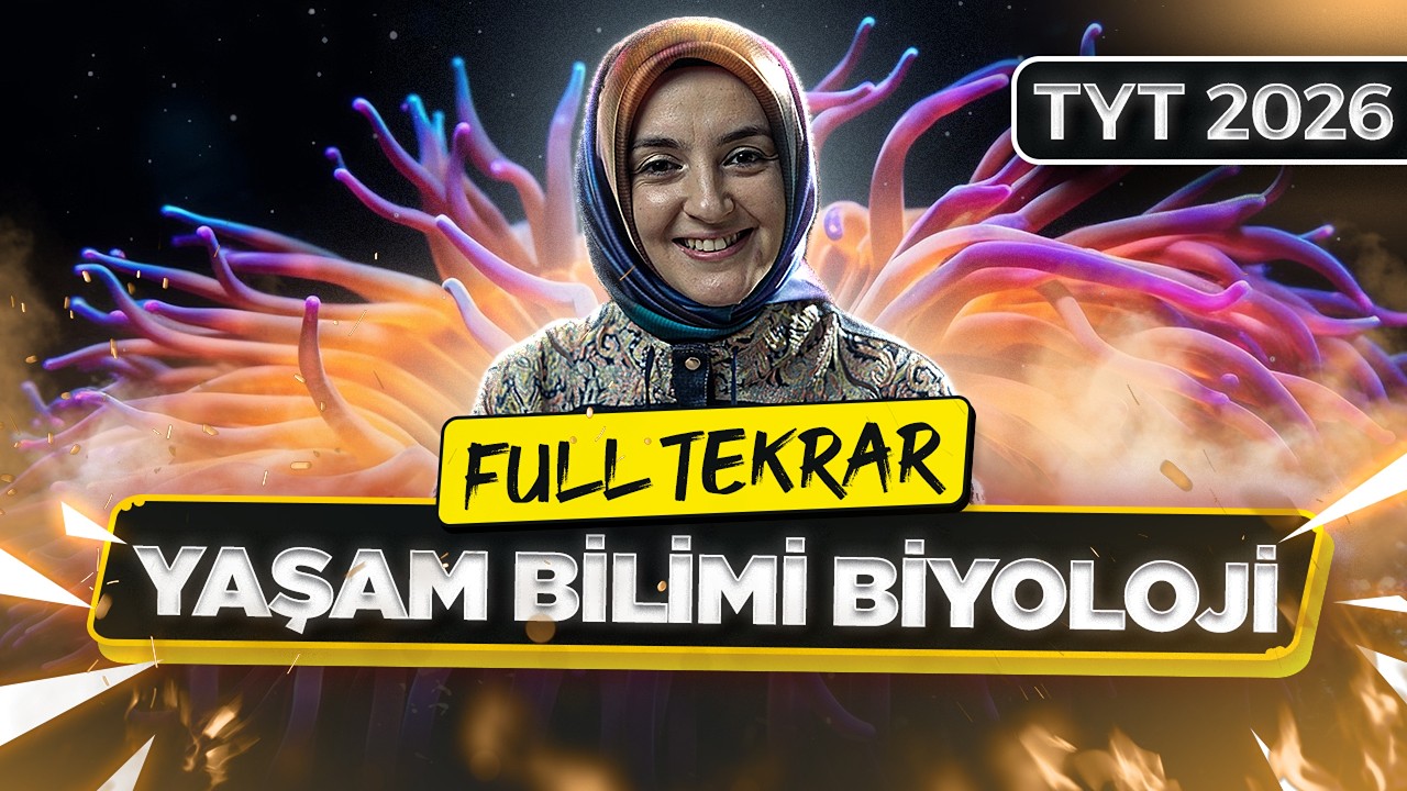1) Yaşam Bilimi Biyoloji FULL TEKRAR + Son 5 Yılın ÖSYM Analizi | TYT - MSÜ Biyoloji 2026