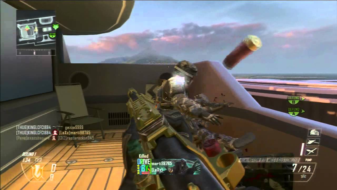 5 Man Ace SnD w/ R870 MCS Black Ops 2 BO2