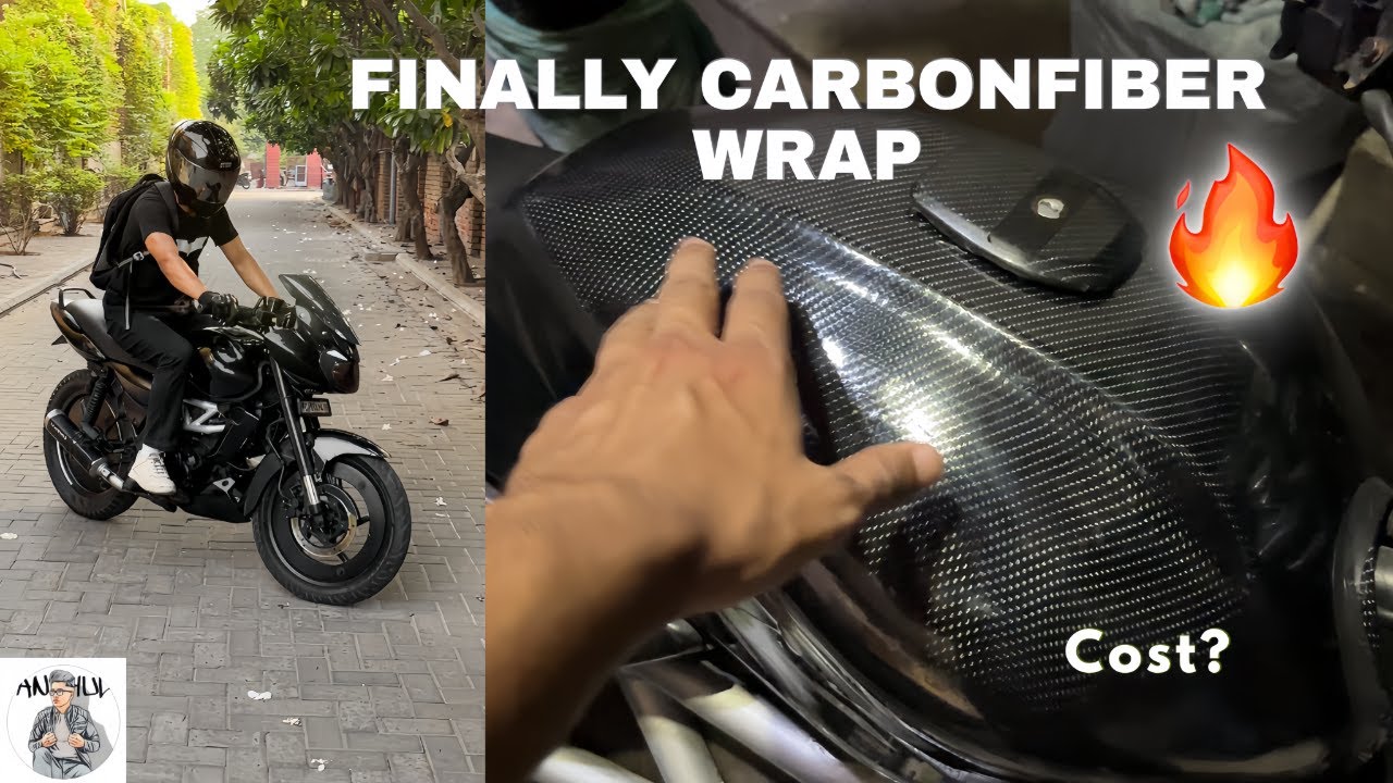 Finally carbonfiber wrap kr diya 😱🔥|modified discover| MRGEARS93