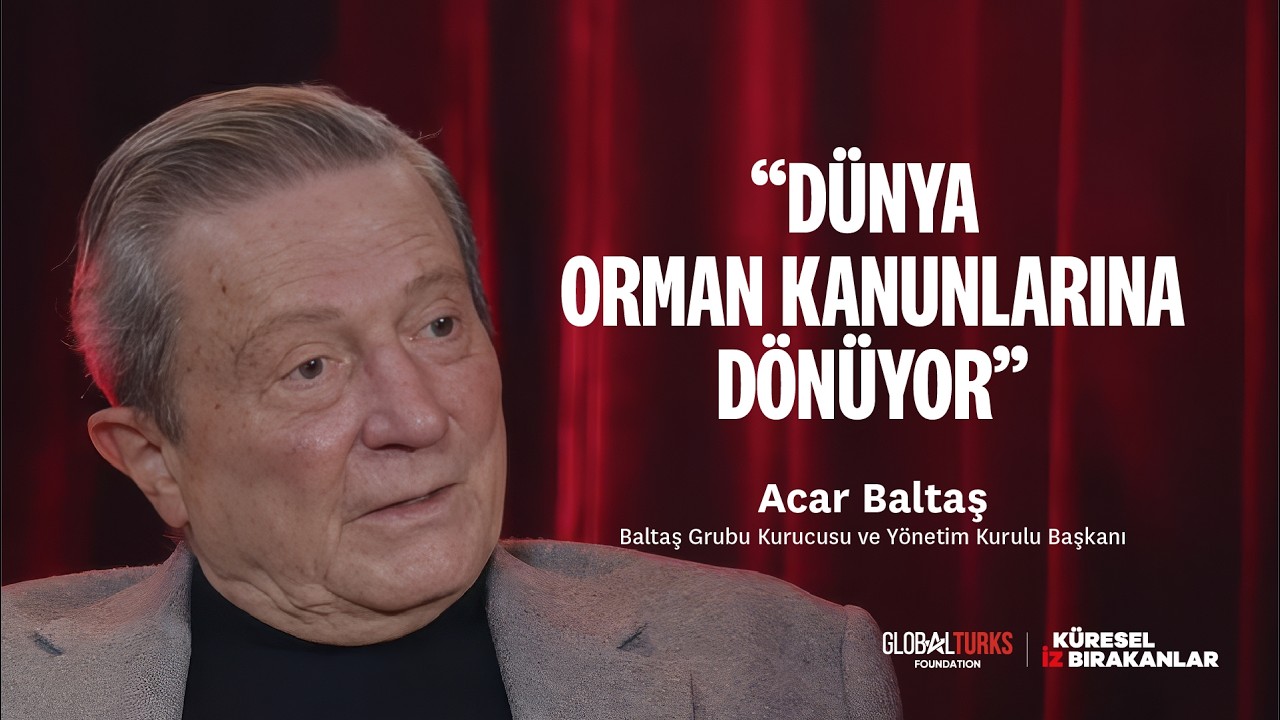 Çağımızın tehlikesi: Entropi! | Acar Baltaş