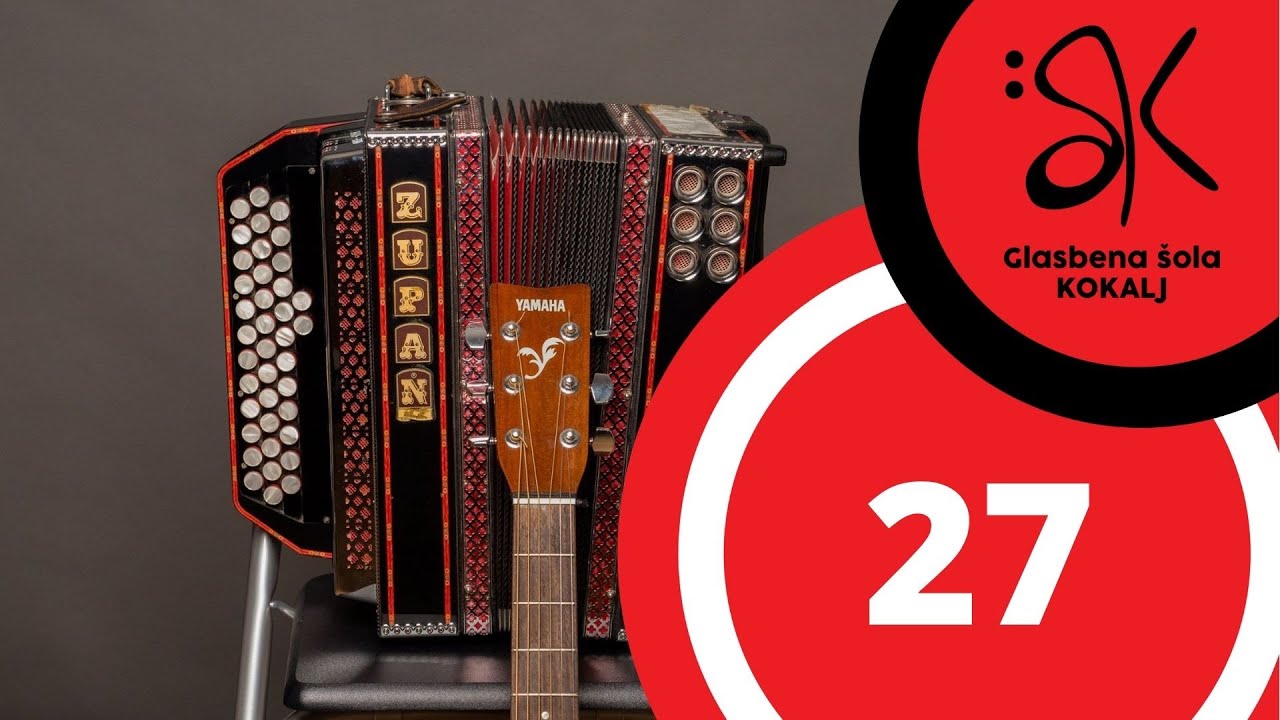 Lekcija za diatonično harmoniko - Štirje kovači - Rženova Tinka (C F B) #27