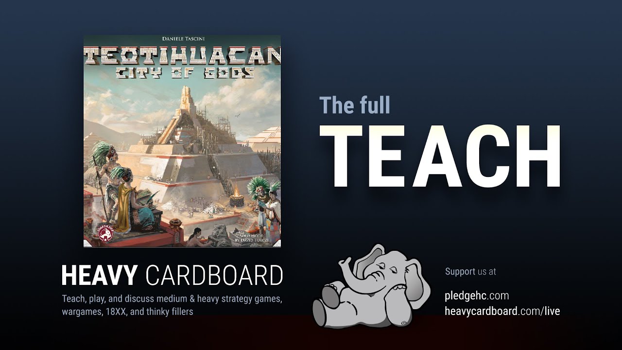 How to Play only - Teotihuacan: Late Preclassic Period How to Play by Heavy Cardboard