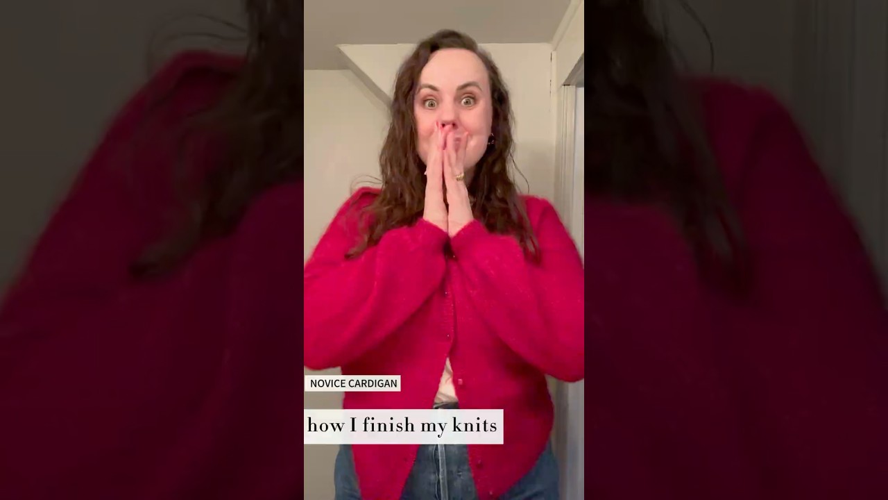 Blocking my Petite Knit Novice Cardigan: How I finish my knits