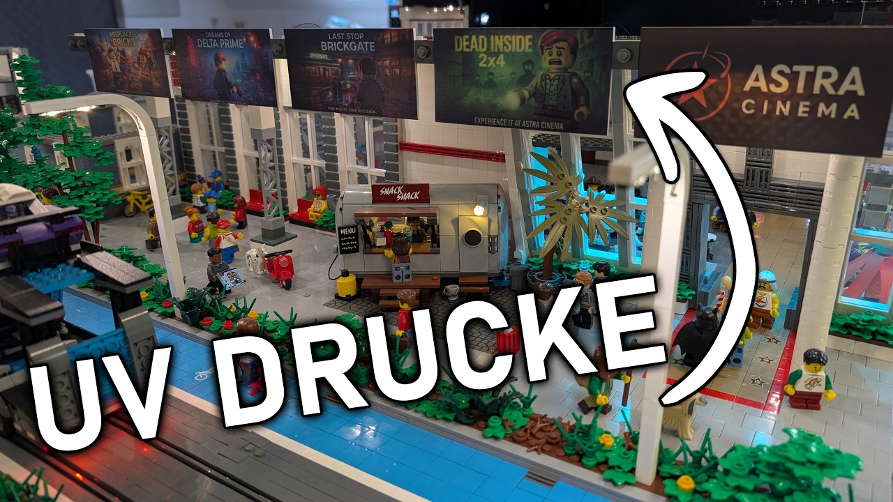 UV-Drucke f&uuml;r das LEGO/Klemmbaustein Kino - n&auml;chstes Level!