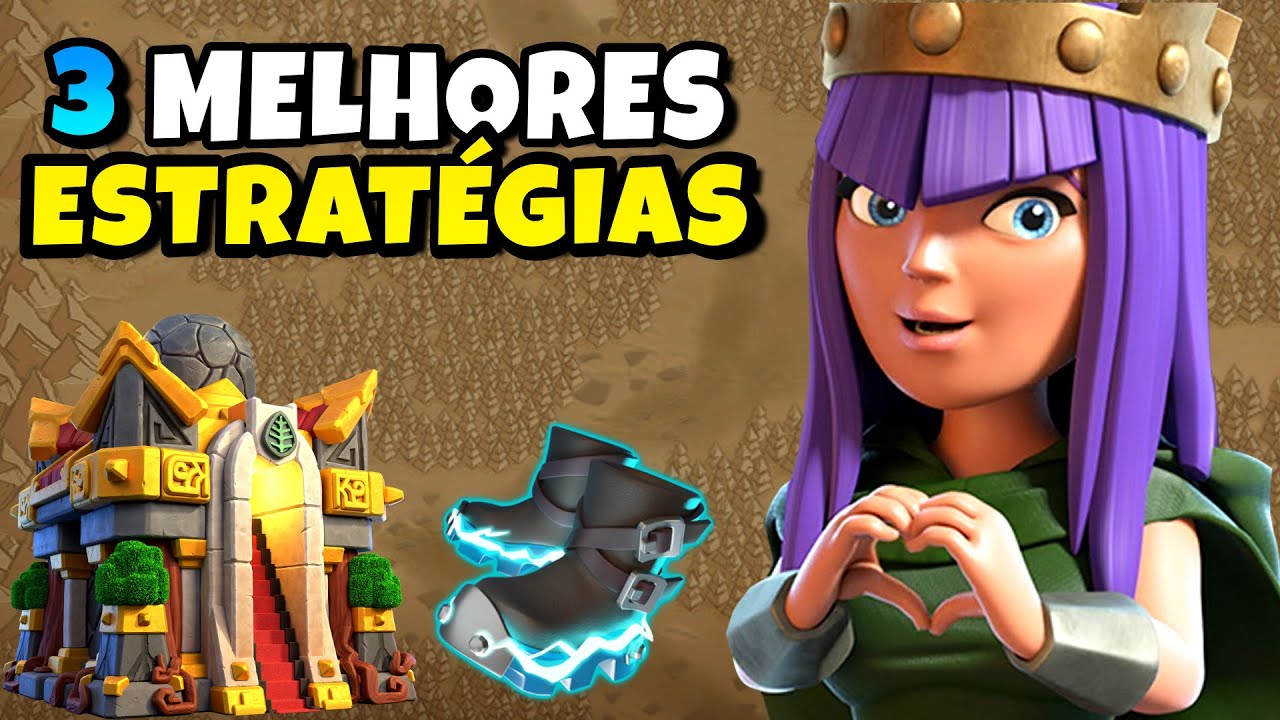 OS 3 MELHORES ATAQUES PARA CV16 EM 2025 | Clash Of Clans