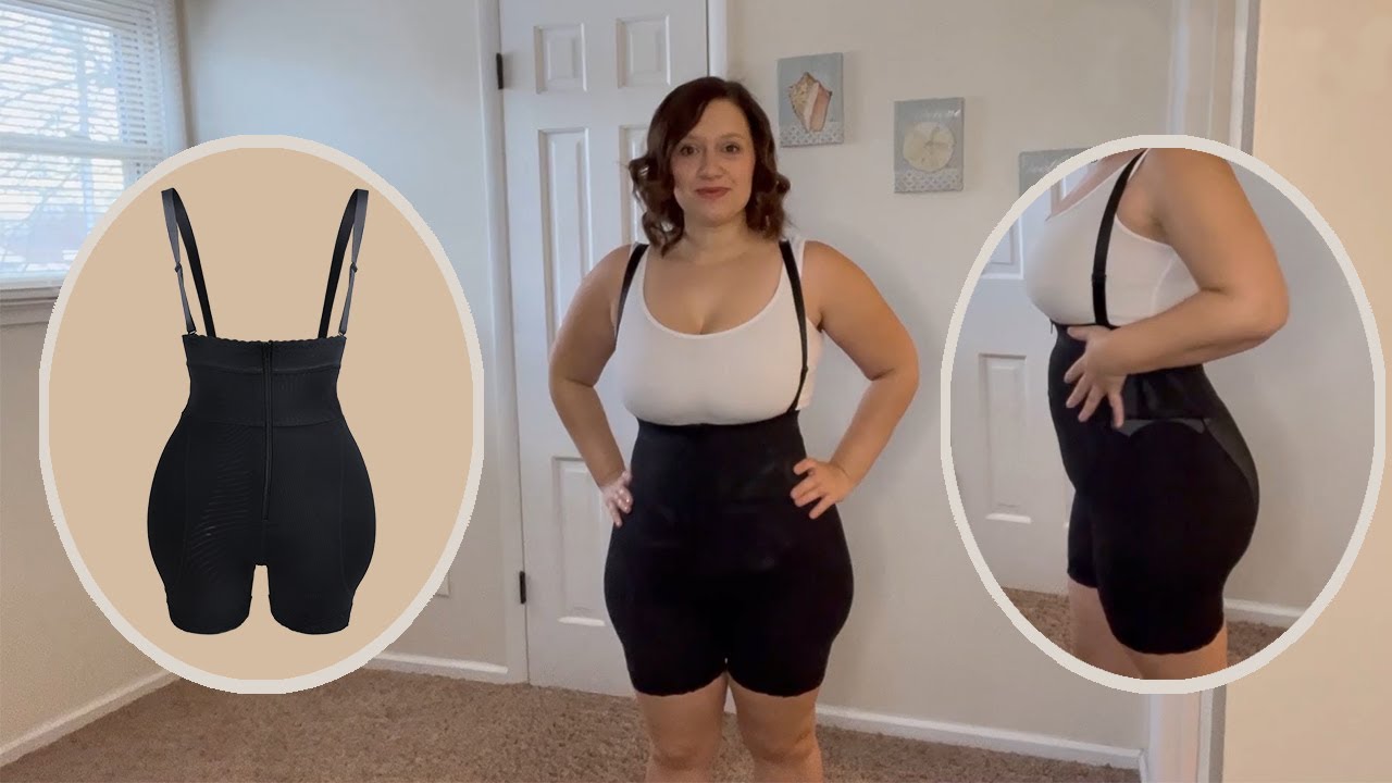 EESIM Tummy Control Shapewear Padded Hips Body Shaper Seamless Underwear