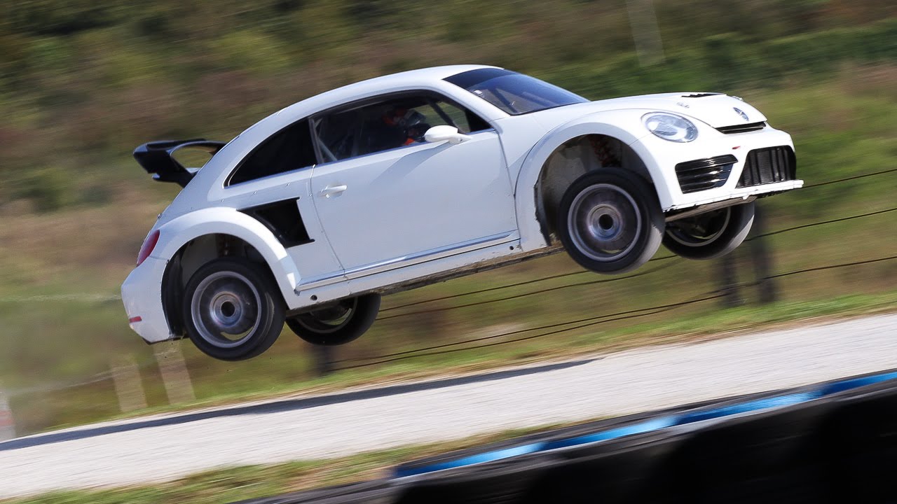 Rallycross VW Beetle Racecar LOUD Sound [HD]