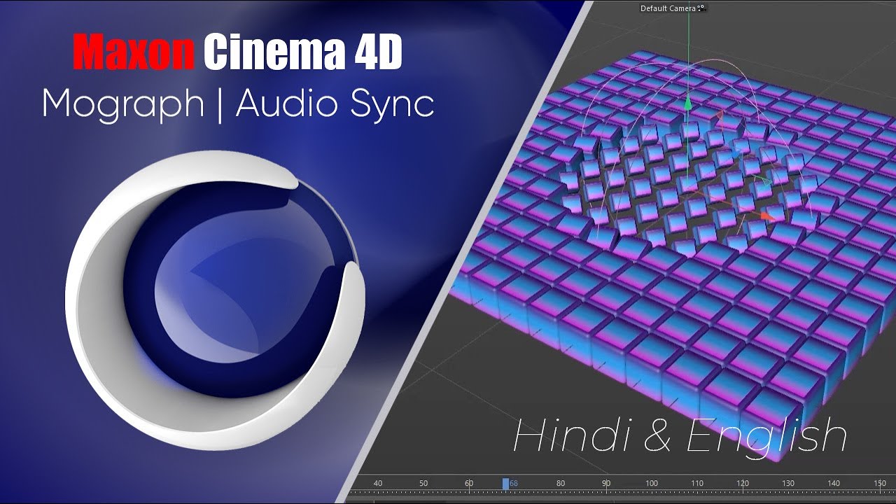 How to use cinema 4d Audio | Mograph Syncing Animation with Audio