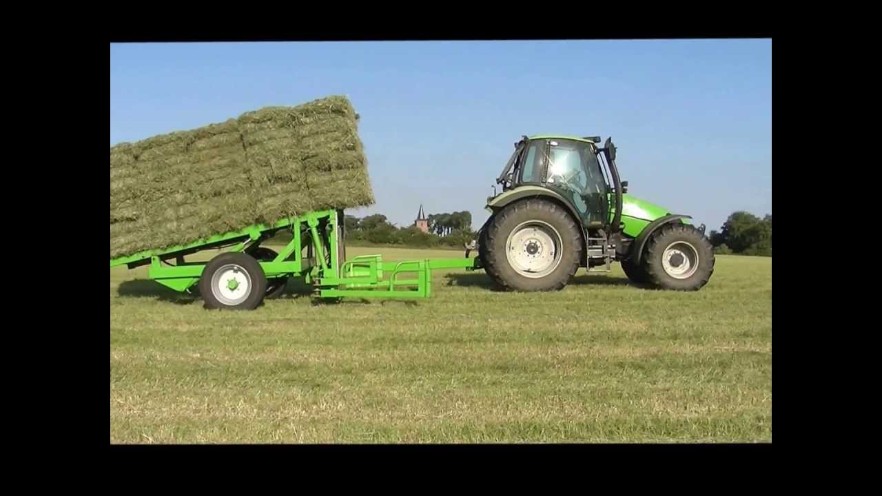 Farmtek Ballensammelwagen für Quaderballen - Selvlæssende ballevogn