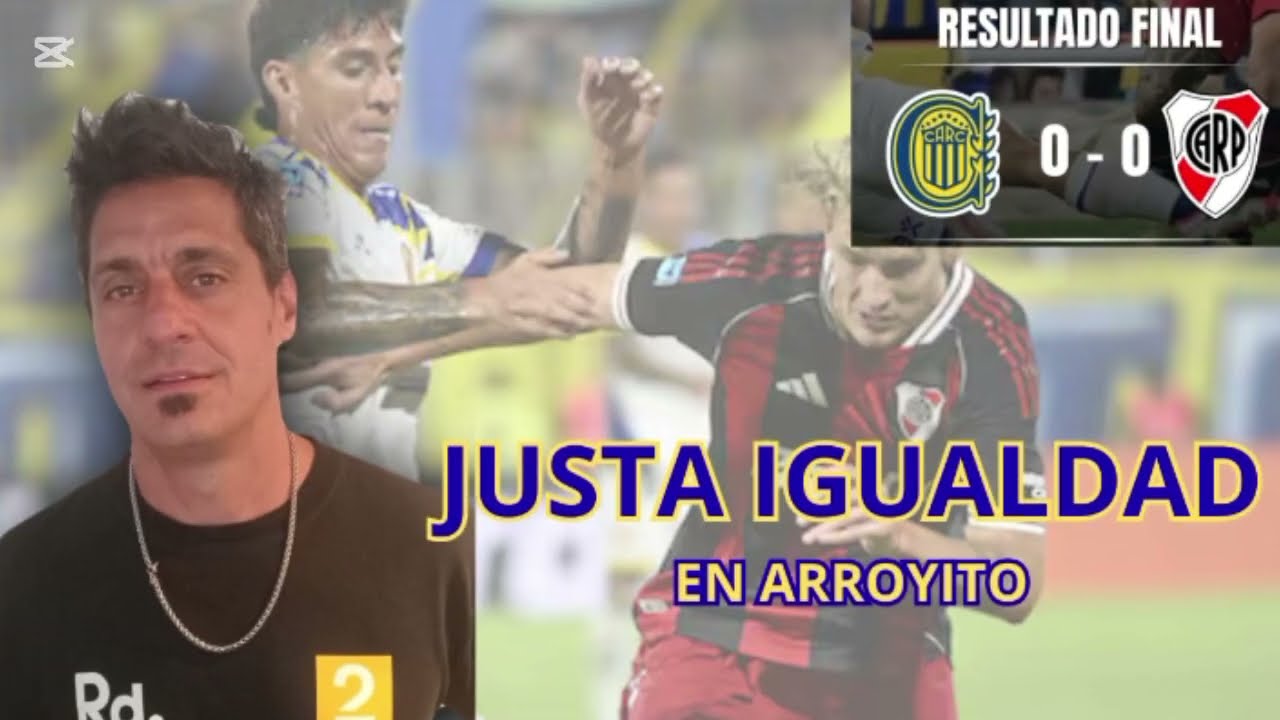 Central y River empataron en un entretenido partido en el Gigante. 4 de 9 para RC #rosariocentral