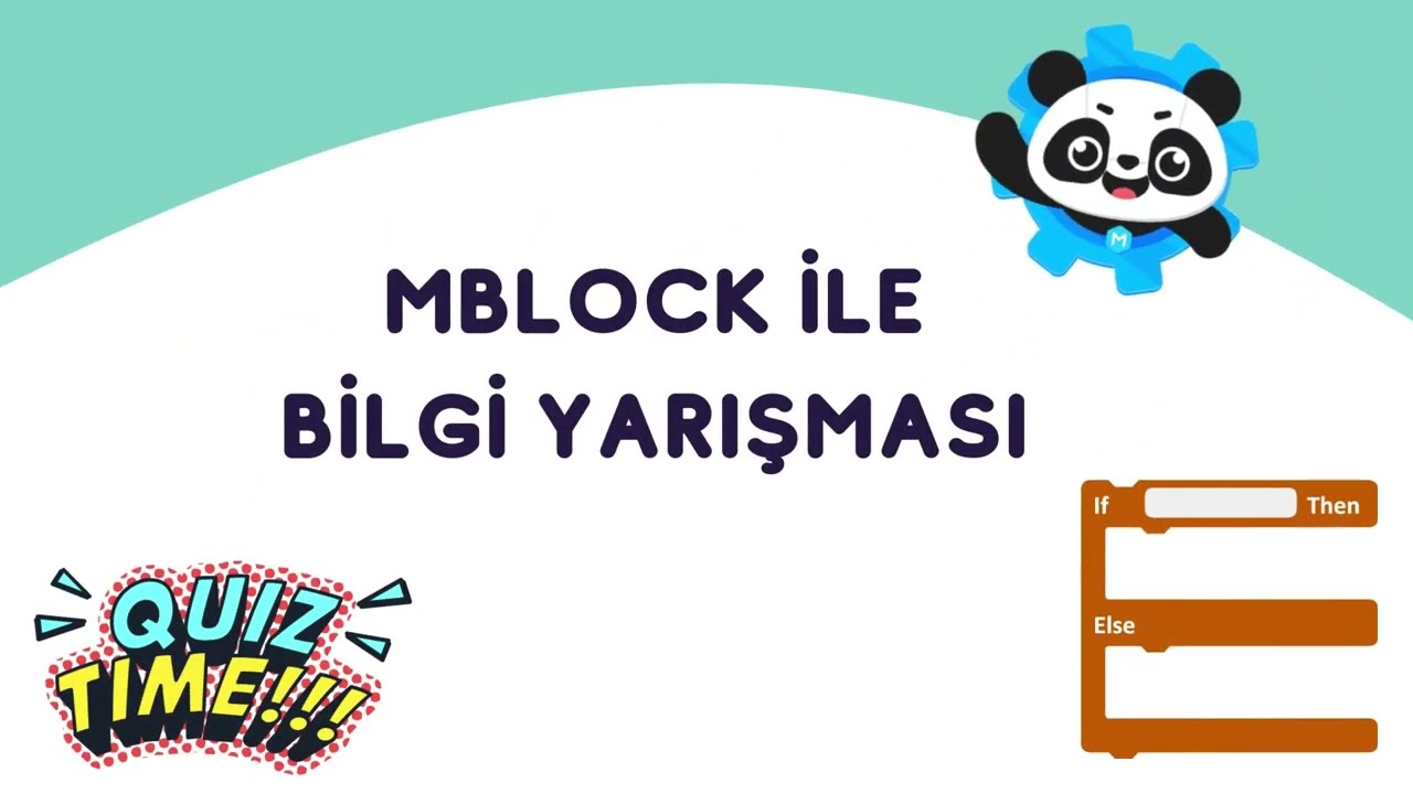 Mblock ile Bilgi Yarışması