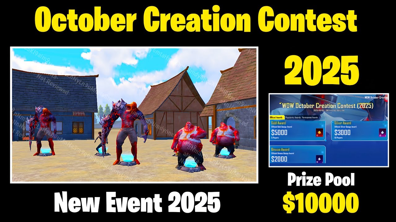 October Creation Contest | How To Make October Creation Contest | How To Create October Creation Map