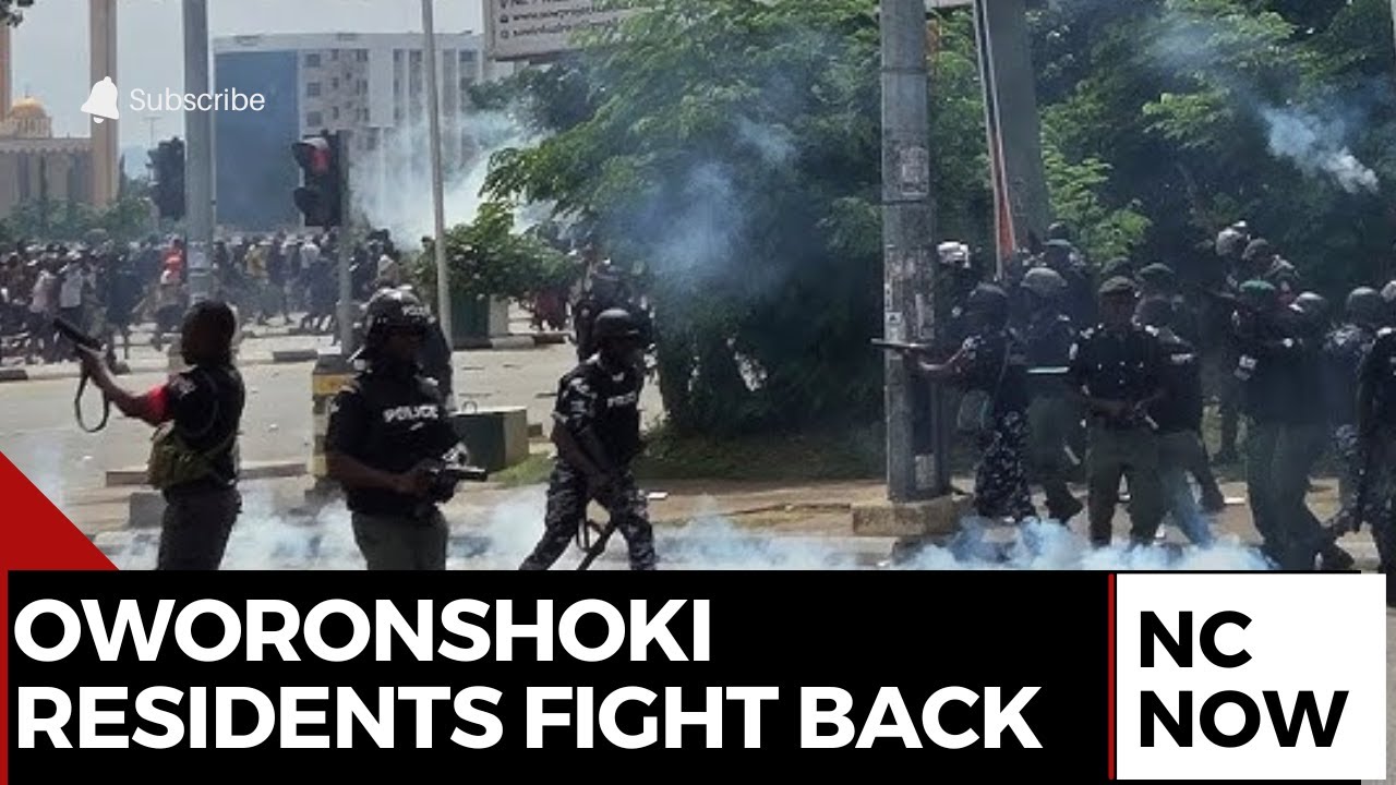 Police Fire Tear Gas During Oworo Demolition Protest, Declares Sowore Wanted