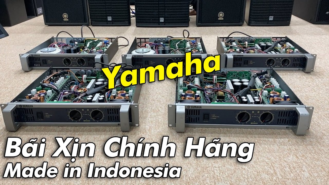 Đẩy Công Suất Yamaha Hàng Xịn Sản Xuất Indonesia - P3500s P5000s, P7000s