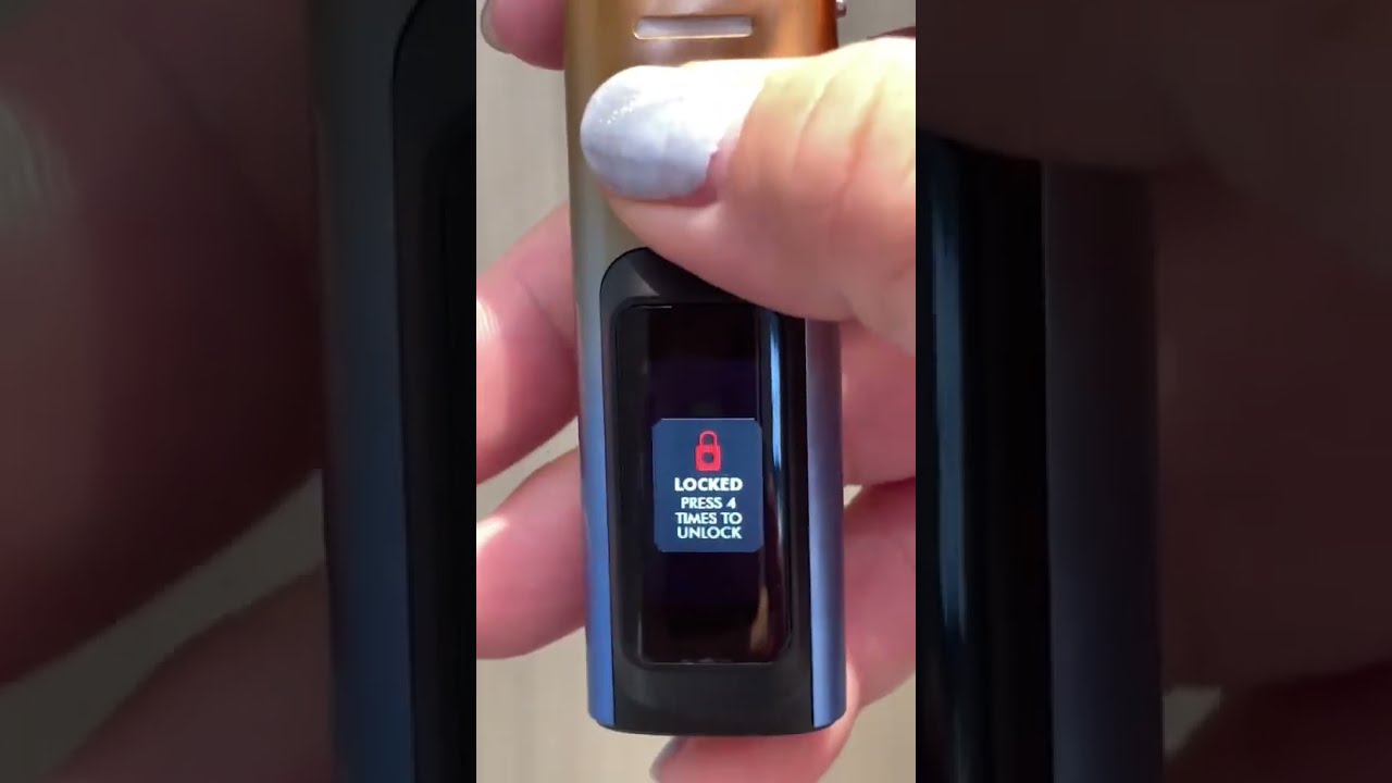 When locked, press four times to unlock.🔐 #relax #vapelife #satisfying #asmr  #vape #happy #popular