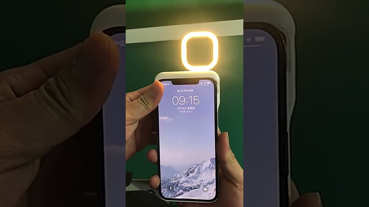 LED Selfie Light Self Shot Live Ring Beauty Flash Light Case for Apple iPhone
