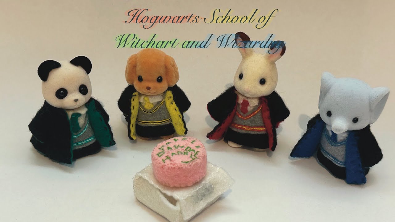 Sylvanian Families Harry Potter Uniforms | 실바니안 해리포터 옷 만들기