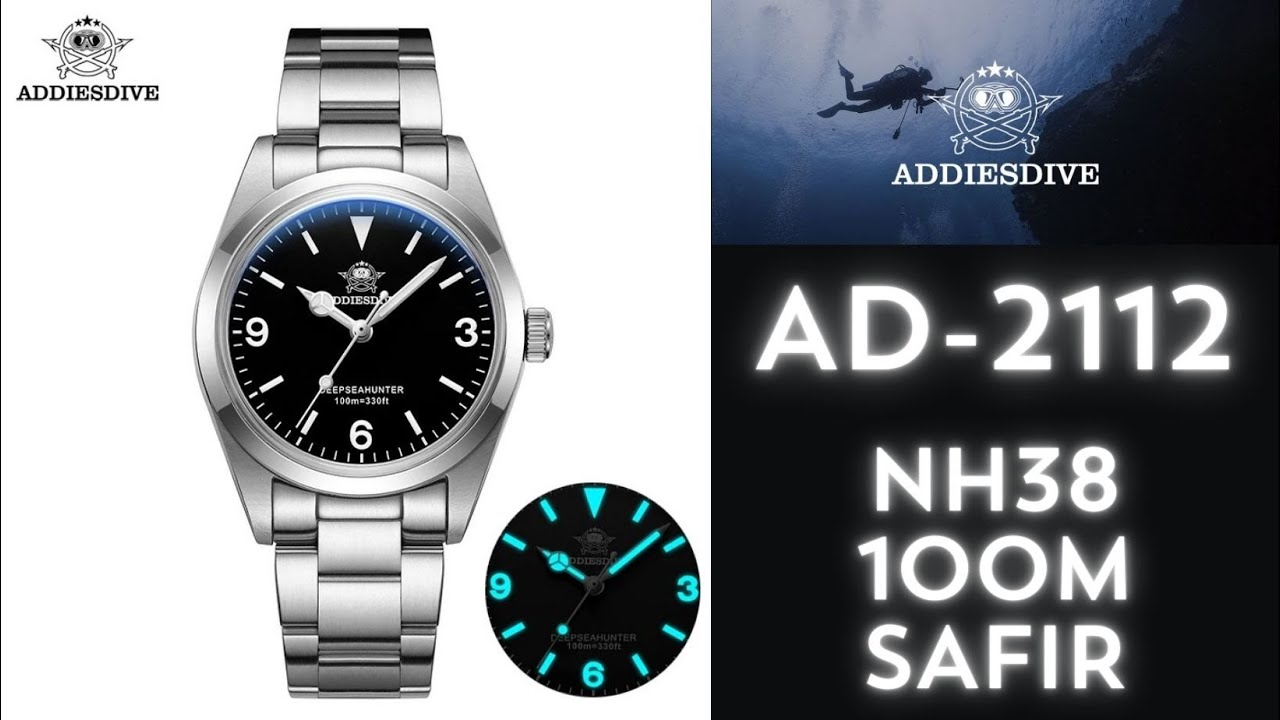 ADDIESDIVE AD2112 OTOMATİK SAAT İNCELEMESİ (SADELİĞİN VERDİĞİ ŞIKLIK !)