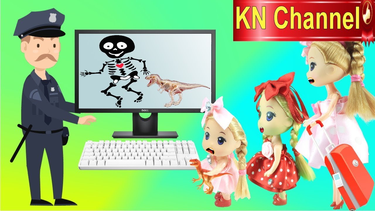 Đồ chơi trẻ em BÚP BÊ KN Channel XÉ ÁO PHAO TRÊN MÁY BAY tập 1 | BÀI HỌC SAU SỰ CỐ