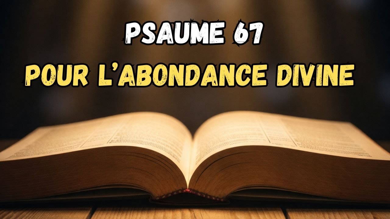 Psaume 67 : Déclenche une abondance divine au-delà de tout ce que tu peux imaginer | Prière du matin