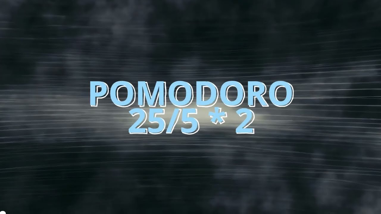 1 Hour Pomodoro 25/5 | Minimal Focus | No Distractions