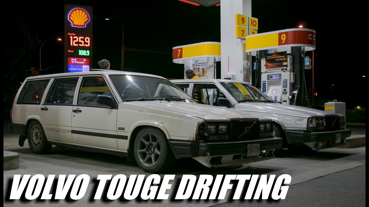 volvo turbo wagon touge drifting.