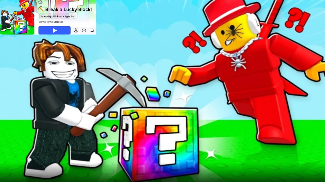 PART 1 – BREAK A LUCKY BLOX ROBLOX | LUCKY OR UNLUCKY? (LIVE)