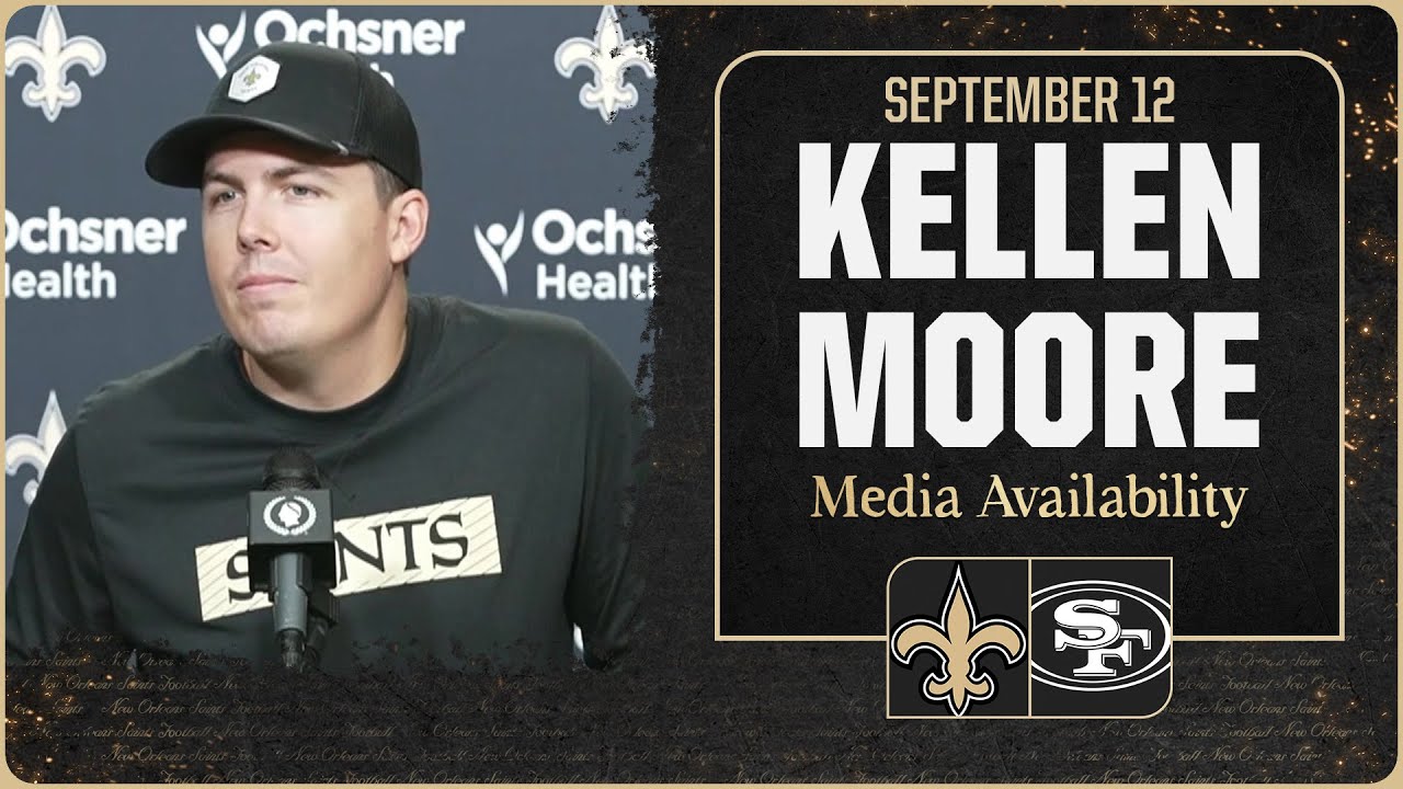 Келлен Мур о развитии квотербека и отчёте о травмах | New Orleans Saints
