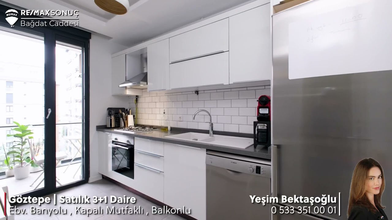 Göztepe’de harika lokasyonda 3+1 satılık daire